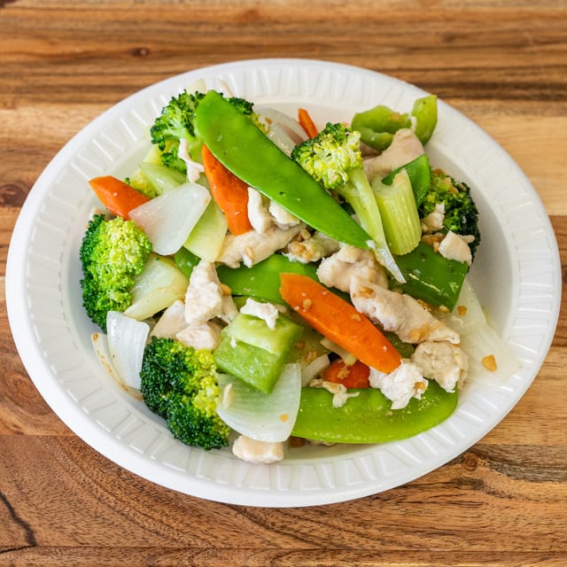Sautéed Chicken with Vegetables.